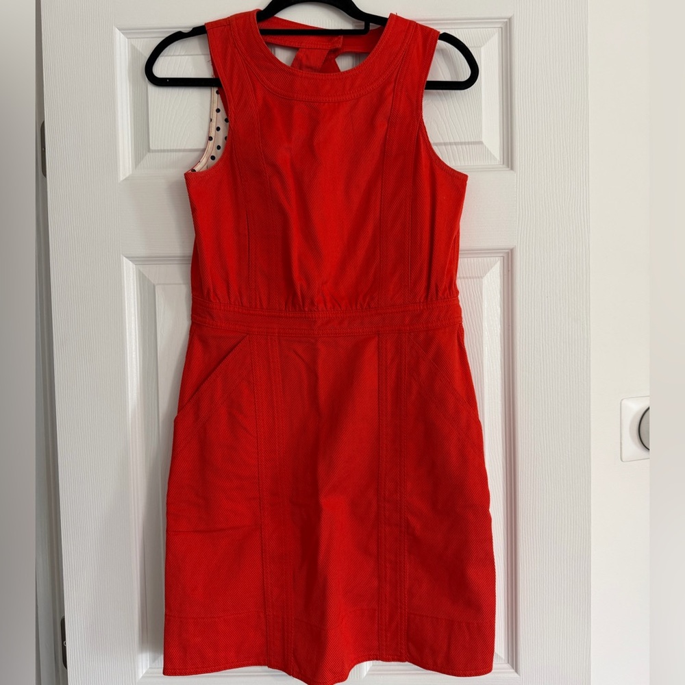 Marc Jacobs Red Sleeveless Mini Dress